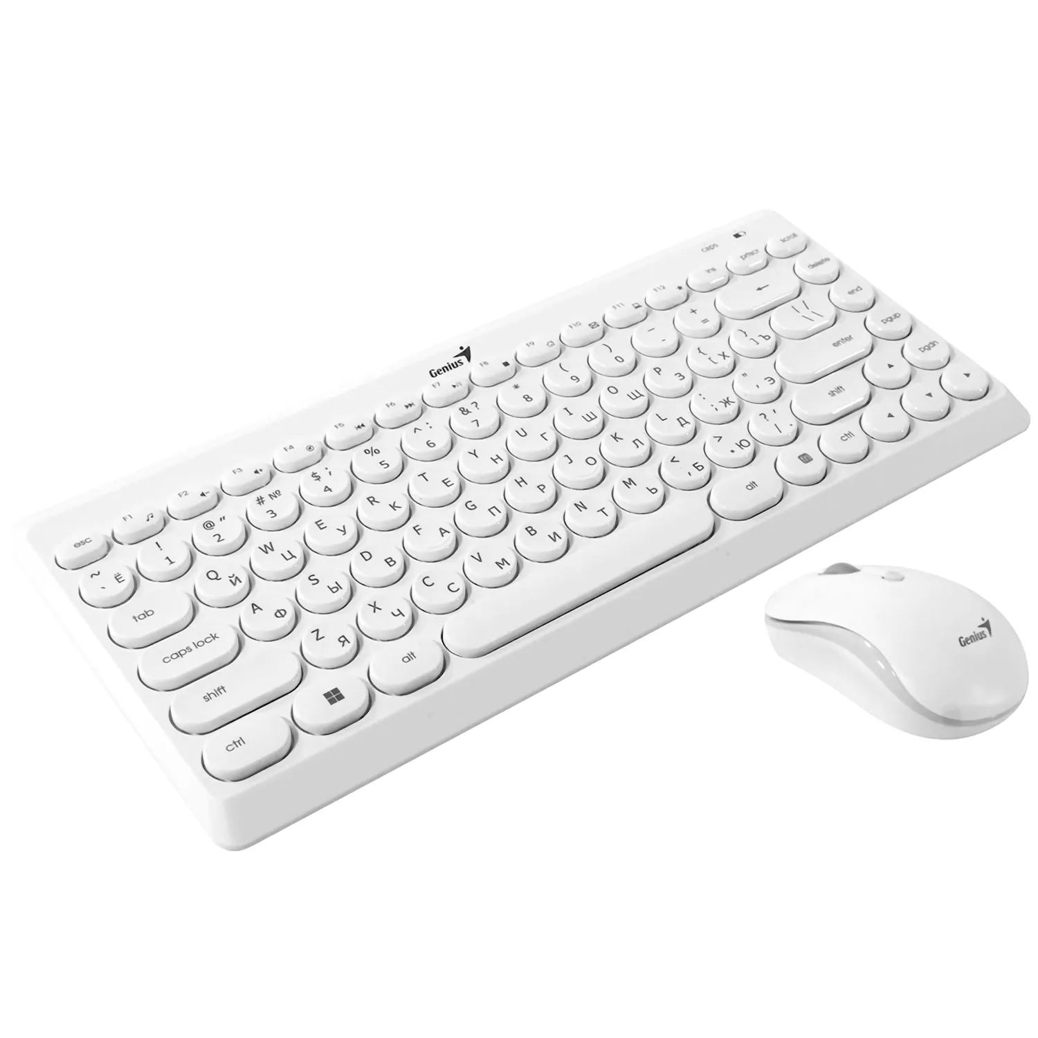 Combo Teclado y Mouse Inalámbrico Genius Q8000 Blanco