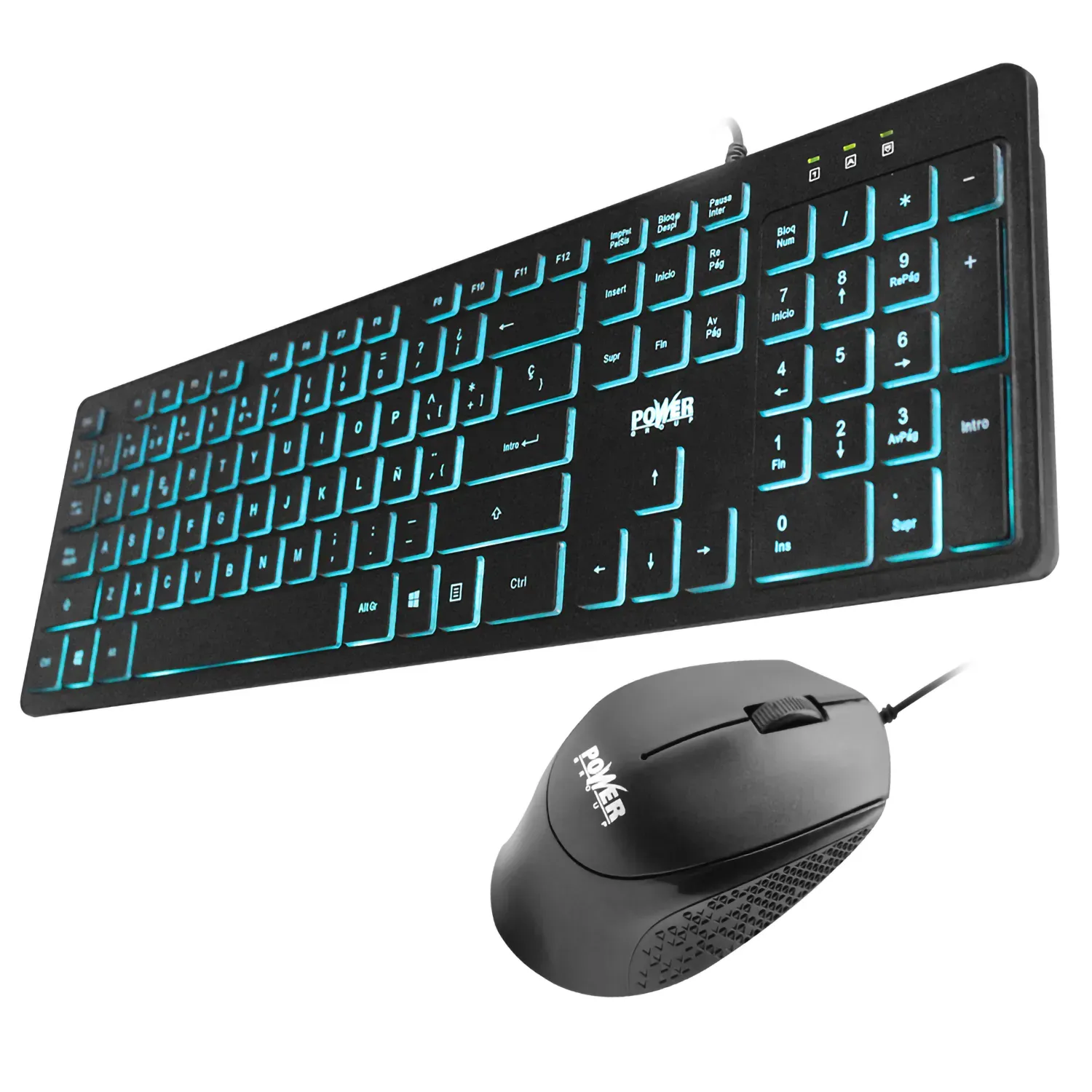 Combo Teclado Mouse Usb Power Group Nc-901 Oficina / Hogar