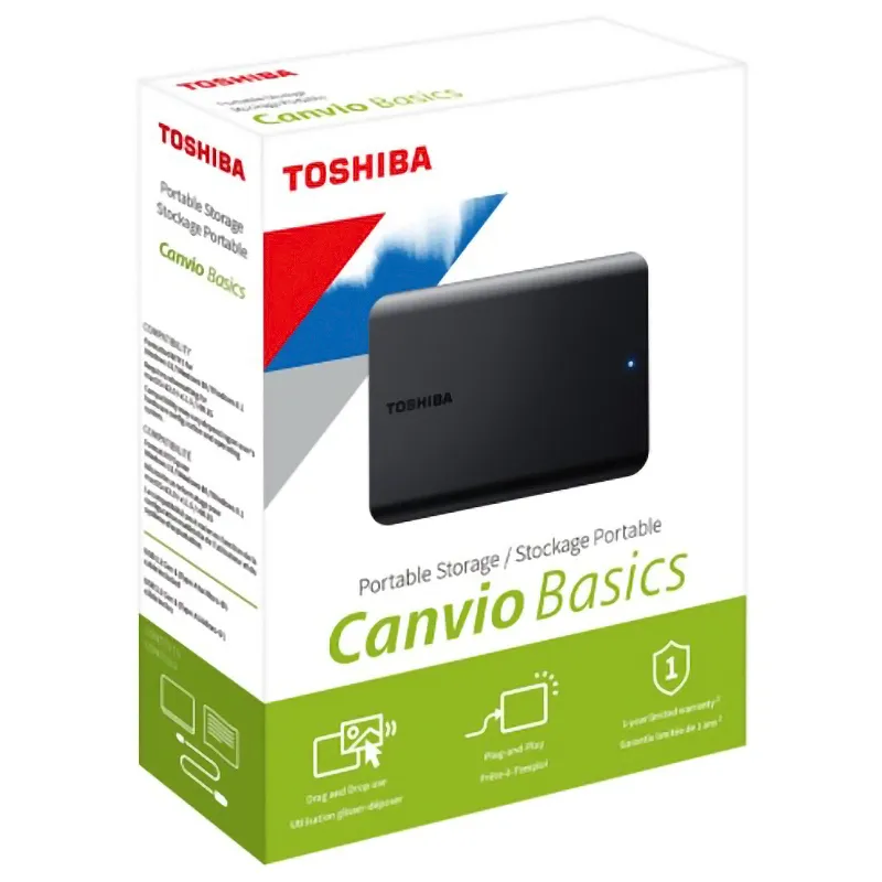 Disco Duro Externo 1TB Toshiba Canvio Basics