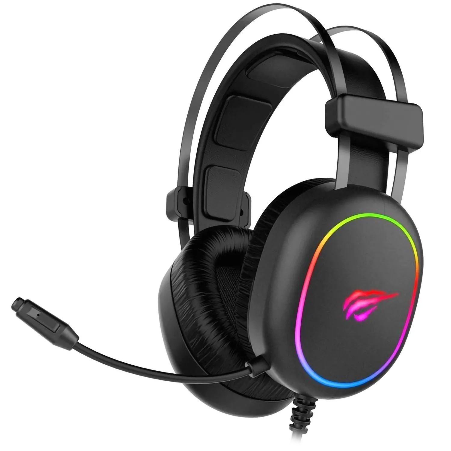 Diadema Gamer Rgb Havit H2016d 3.5mm + Usb 