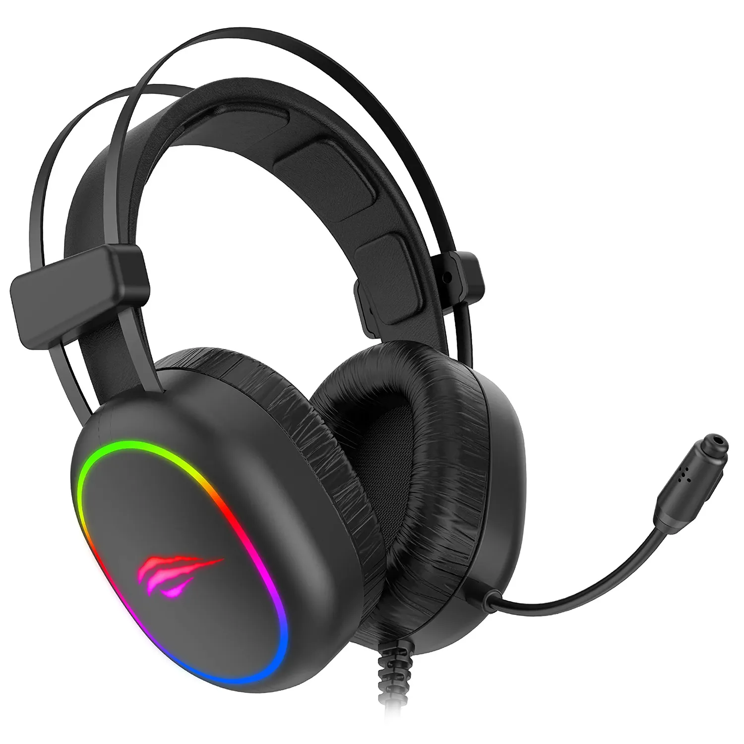 Diadema Gamer Rgb Havit H2016d 3.5mm + Usb 