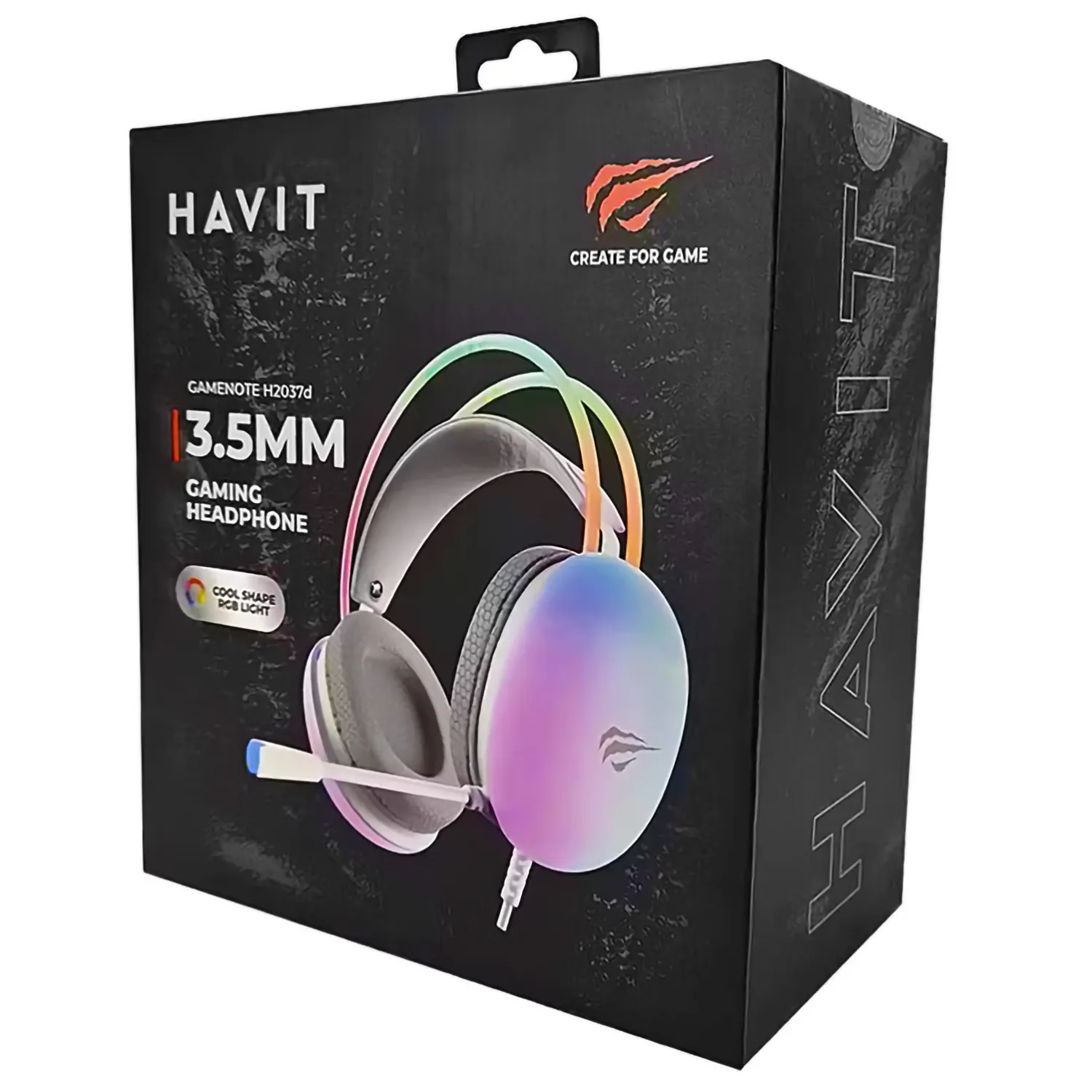 Diadema Gamer RGB Havit H2037D 3.5mm + USB