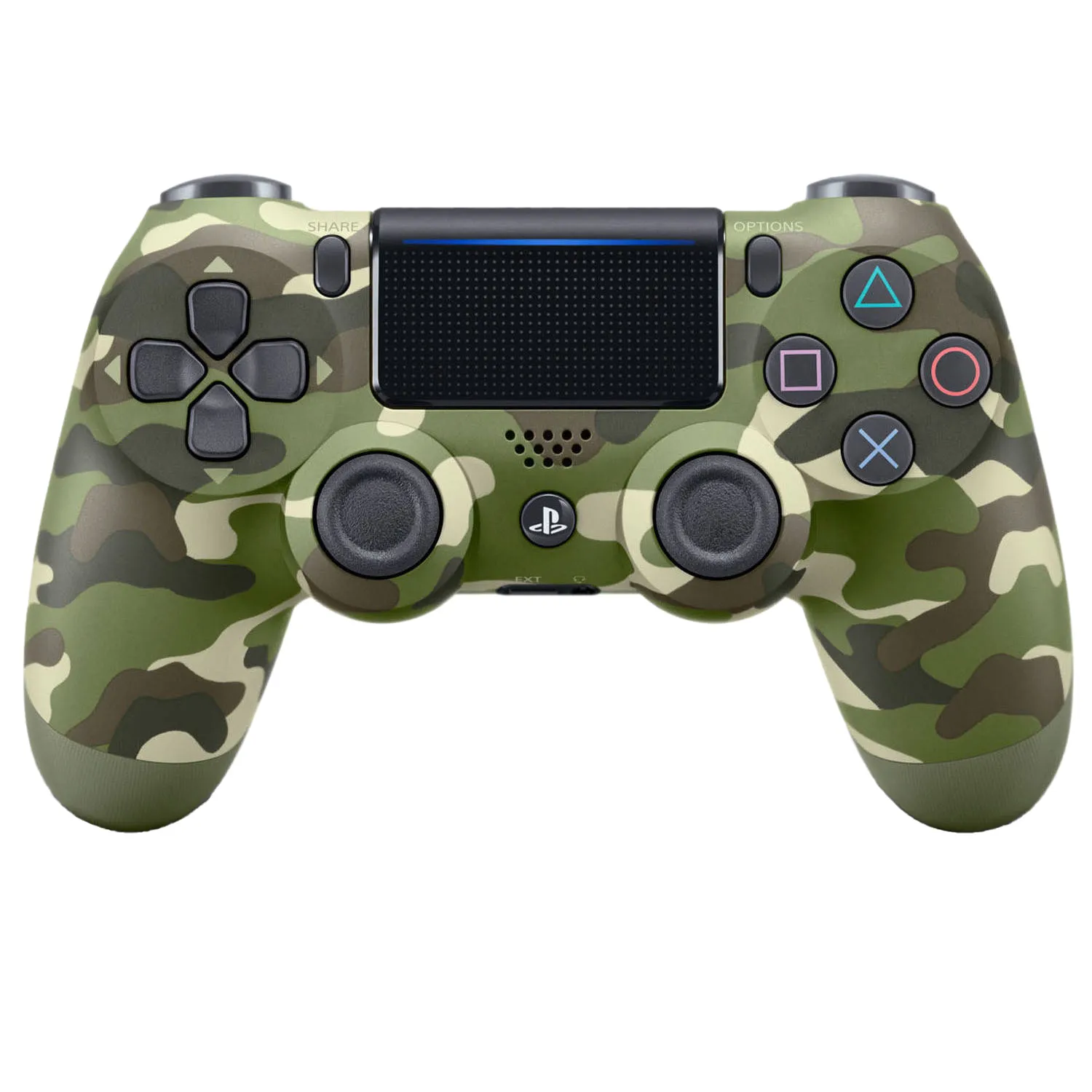 Control AAA PS4 con DualShock 4 J&R Camuflaje Verde Selva