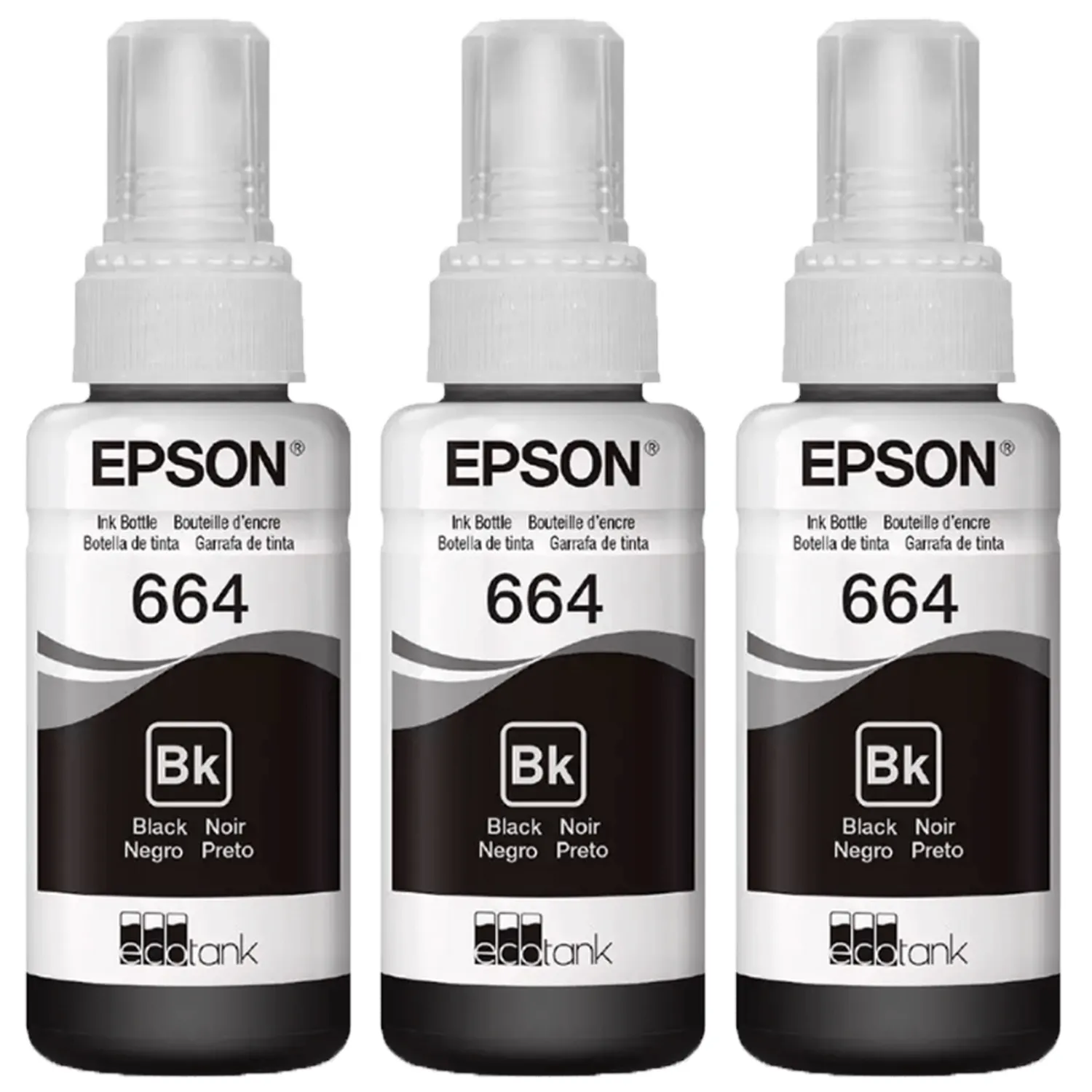 Kit x6 Tintas Originales Certificadas Epson 664