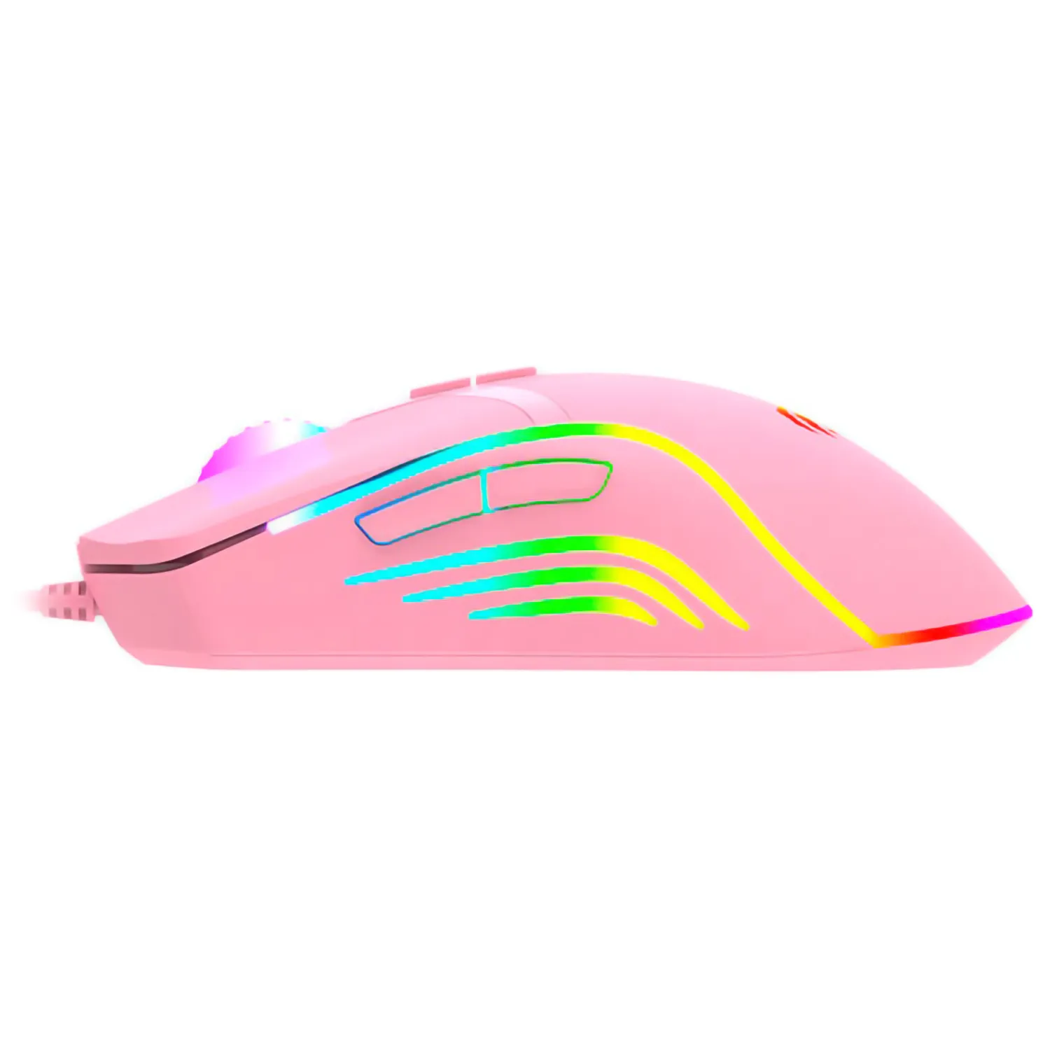 Mouse Gamer Havit Ms1026 Rgb Gaming Rosado