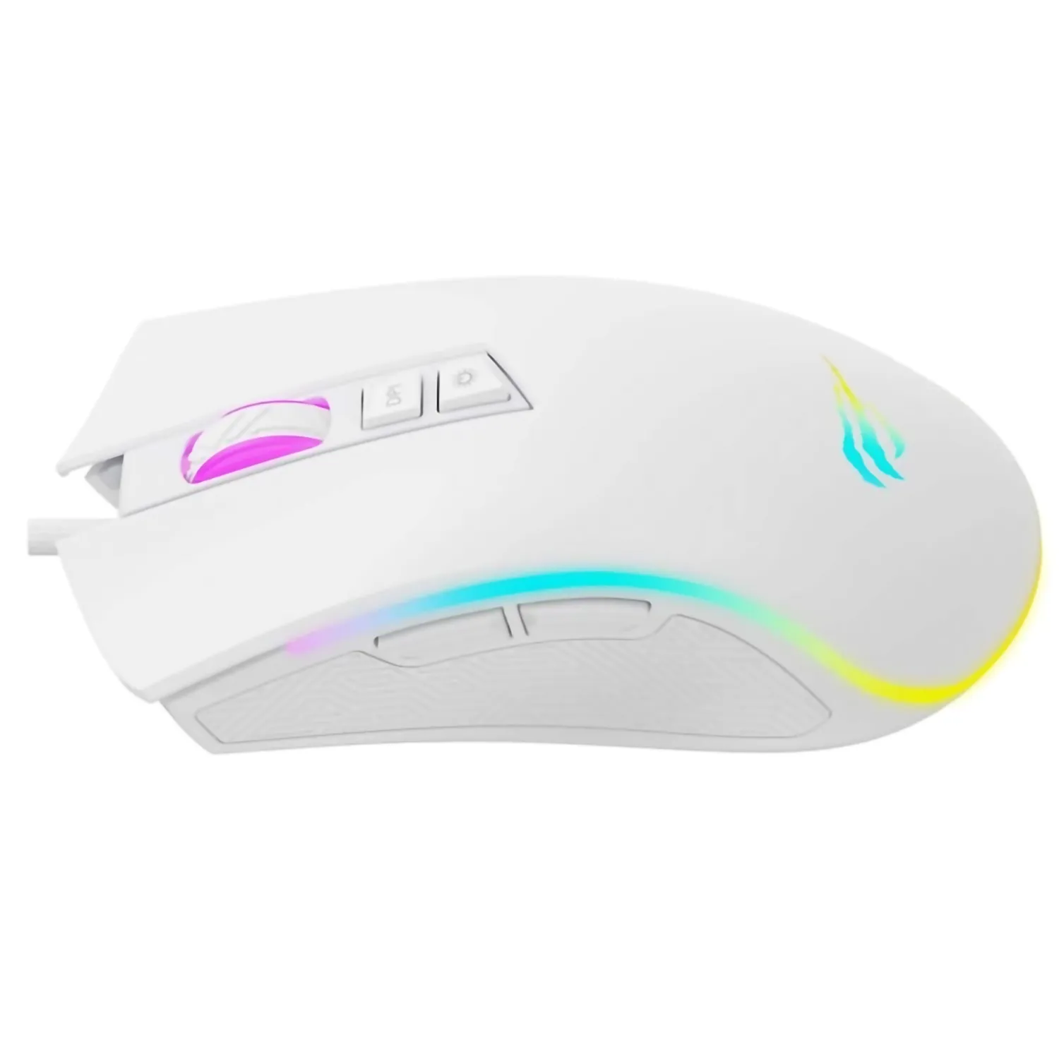 Mouse Gamer Rgb Programable Havit Ms1034 Backlit Gaming Blanco