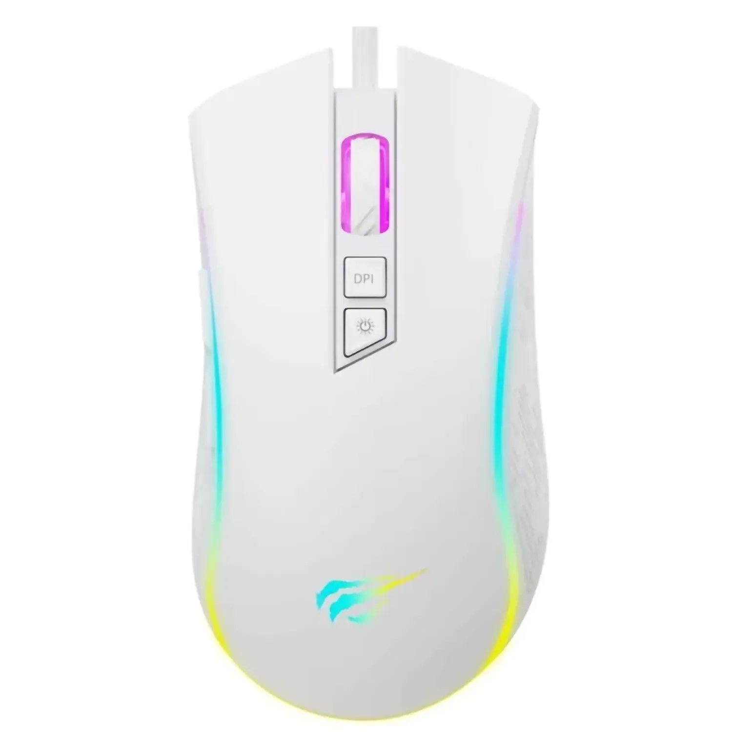 Mouse Gamer Rgb Programable Havit Ms1034 Backlit Gaming Blanco