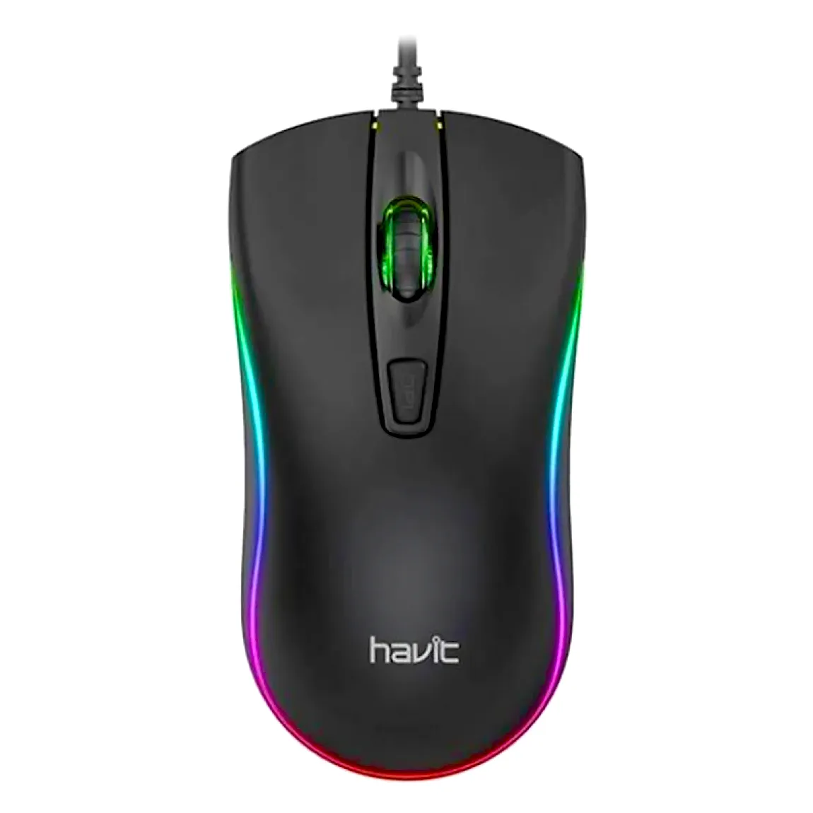 Mouse Gamer Havit Ms72 Rgb Gaming Negro