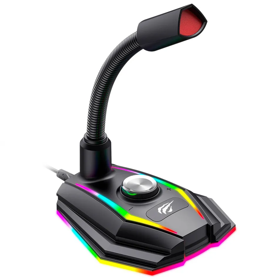 Micrófono Gamer RGB Havit Gamenote GK56B