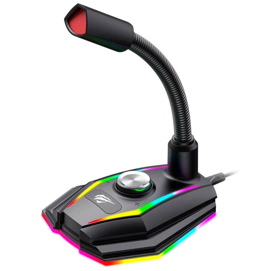 Micrófono Gamer RGB Havit Gamenote GK56B