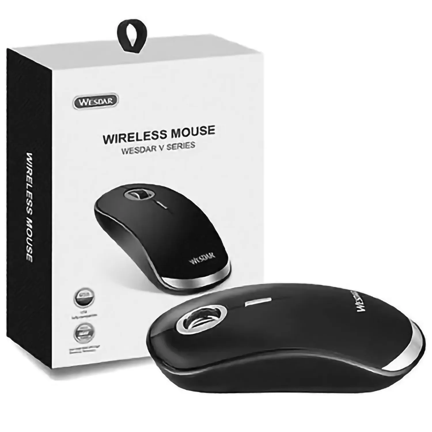 Mouse Inalambrico Wesdar V1 Negro