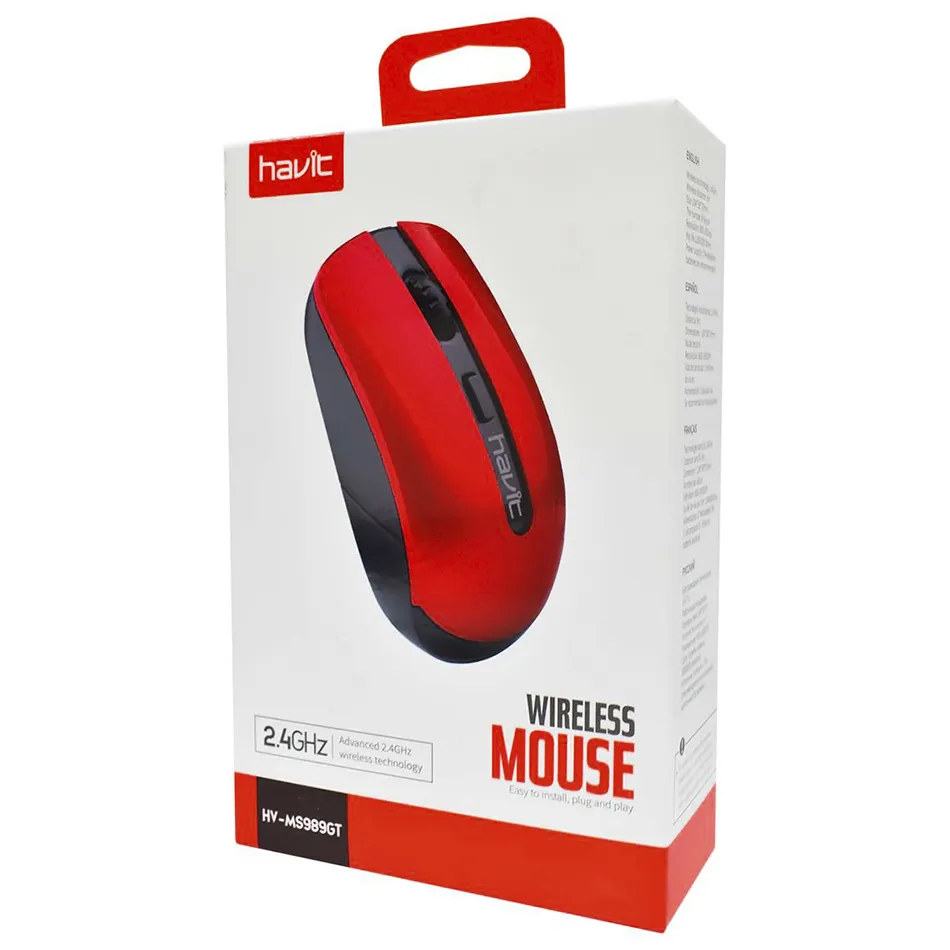 Mouse Inalambrico Havit HV-MS989GT Rojo