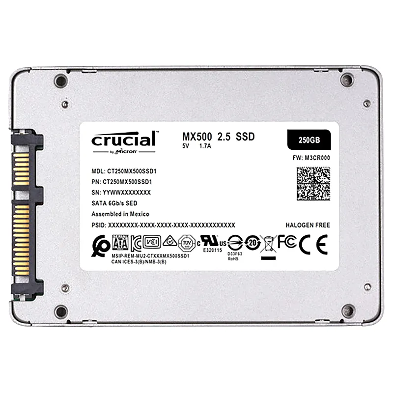 Disco Sólido Ssd Crucial 250gb Mx500 Ct240mx500ssd1