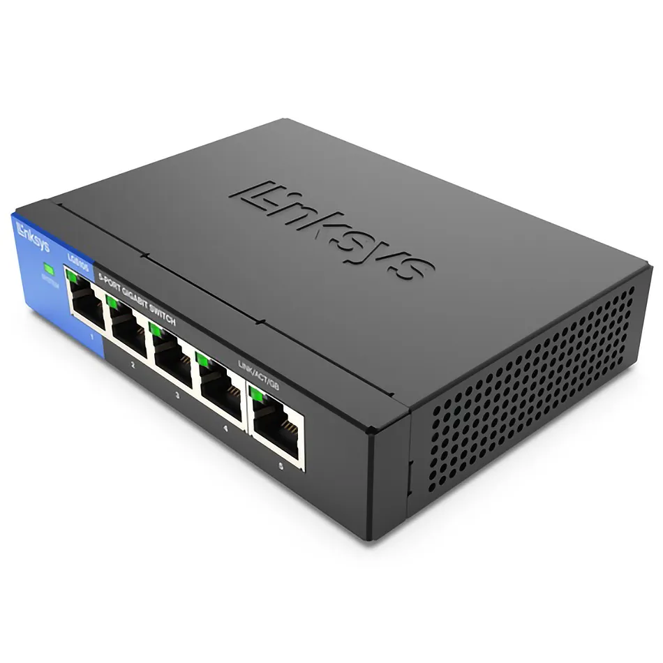 Switch De 5 Puertos 1000Mbps Linksys LGS105