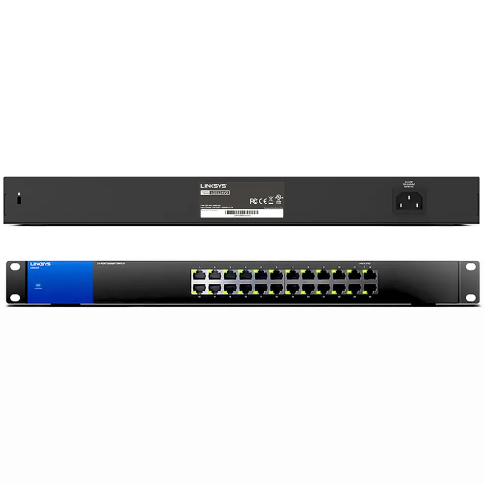 Switch de 24 Puertos 1000Mbps Rackeable Linksys LGS1024