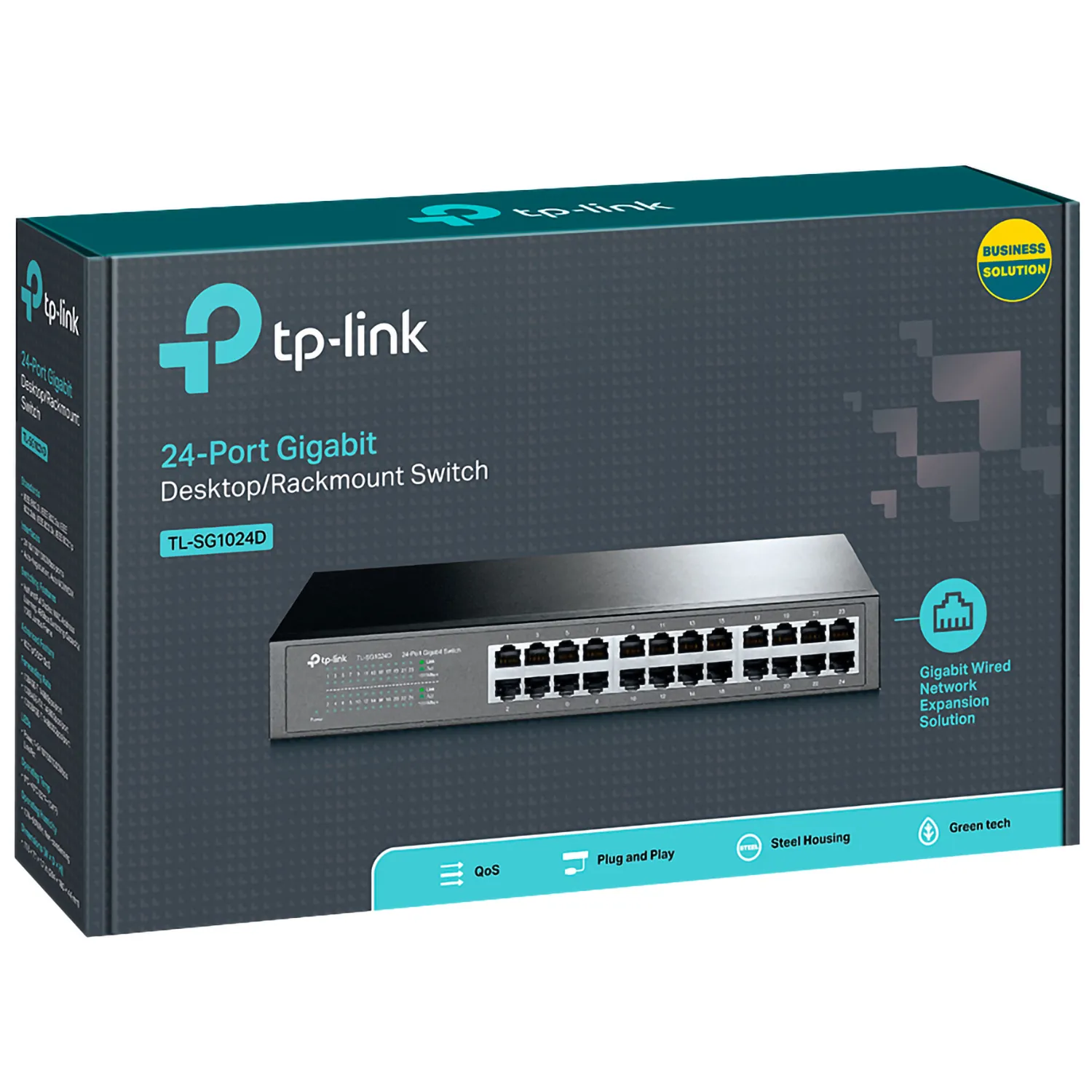 Switch de 24 Puertos 1000Mbps TP-Link TL-1024D