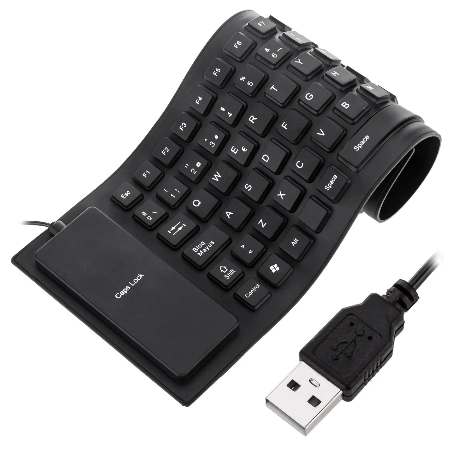 Teclado Flexible al 65% Wesdar 86K