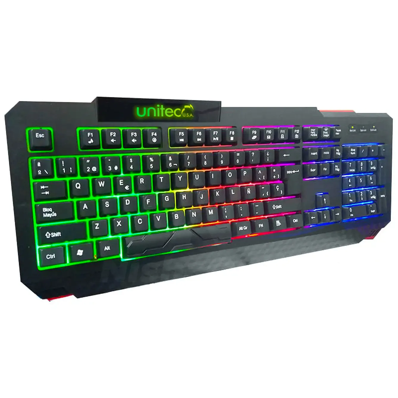 Teclado Gamer UNITEC RGB 29UTXCMBRD