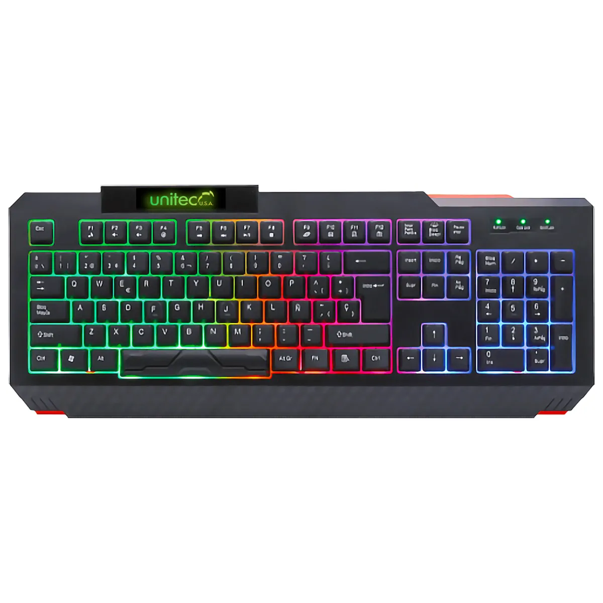 Teclado Gamer UNITEC RGB 29UTXCMBRD