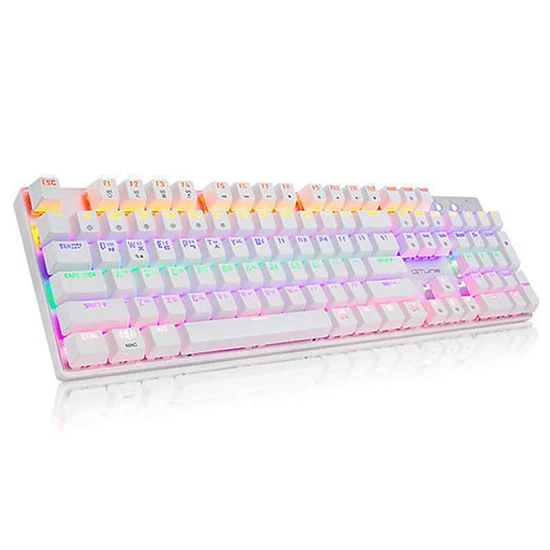 Teclado Mecánico Gamer Gtune Mkf305 Rainbow Rgb