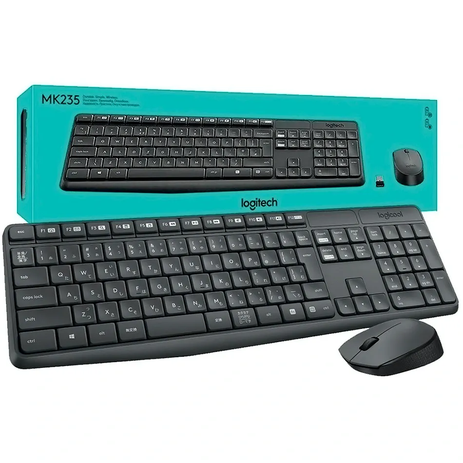 Combo Teclado Y Mouse Inalámbricos Logitech MK235 Español