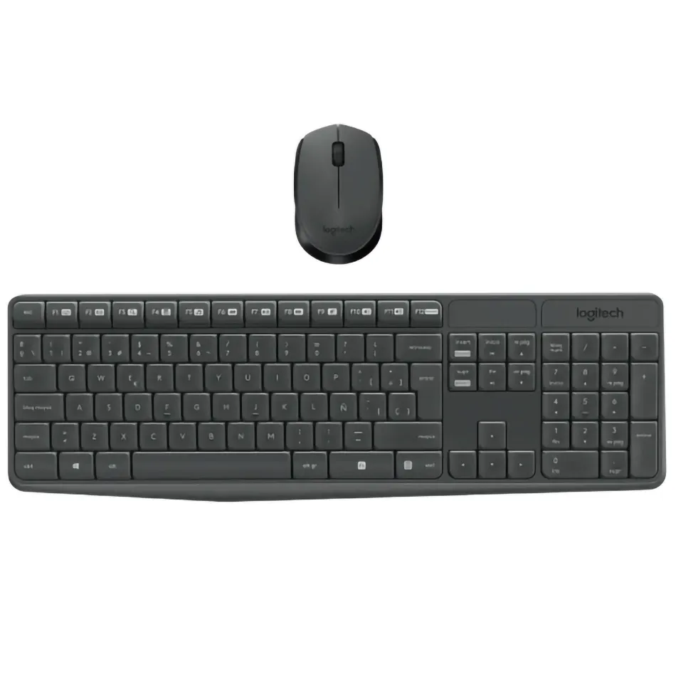 Combo Teclado Y Mouse Inalámbricos Logitech MK235 Español