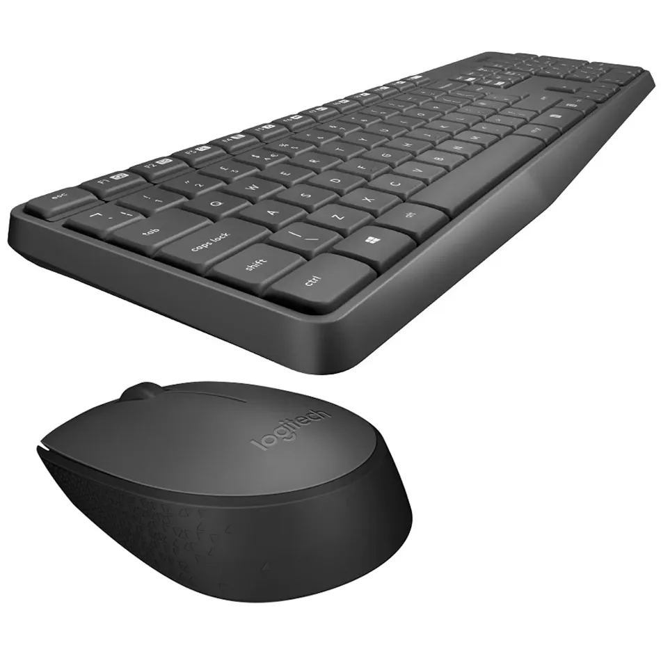 Combo Teclado Y Mouse Inalámbricos Logitech MK235 Español