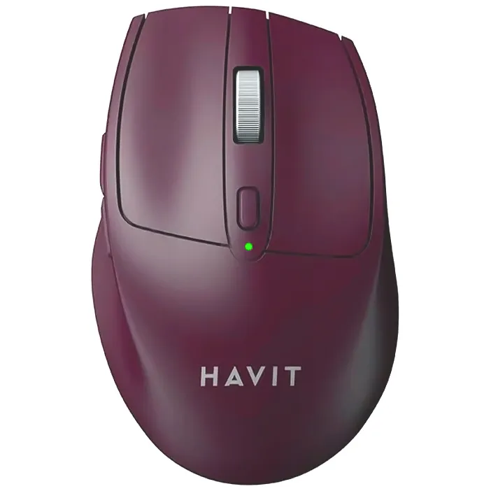 Mouse Havit MS61WB Rojo Vinotinto