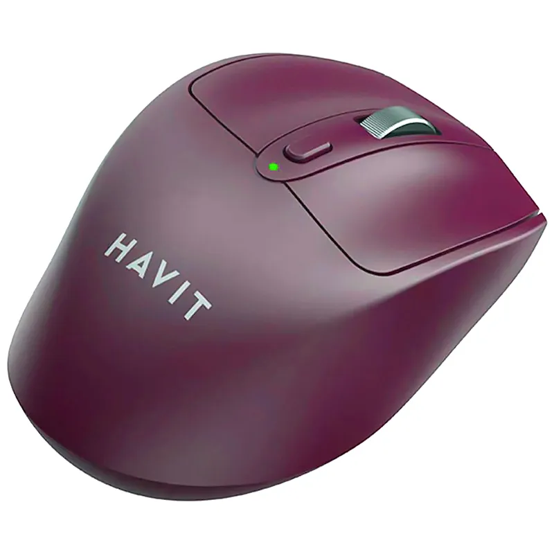 Mouse Havit MS61WB Rojo Vinotinto