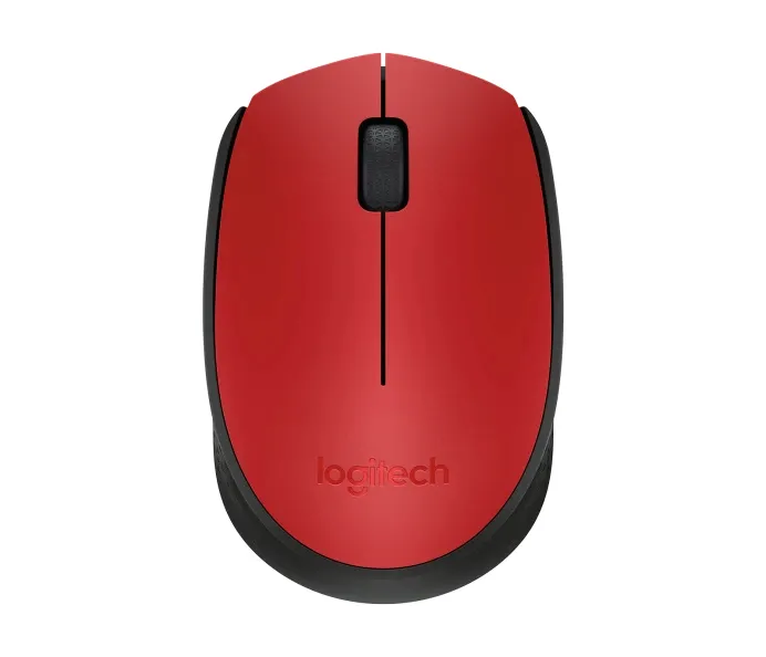 Mouse Inalámbrico Logitech M170 Rojo / 1.000dpi 2.4ghz