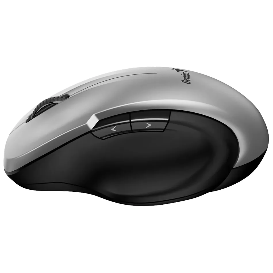 Mouse Vertical Inalámbrico Ergonómico USB-C Genius Ergo 8200S Gris