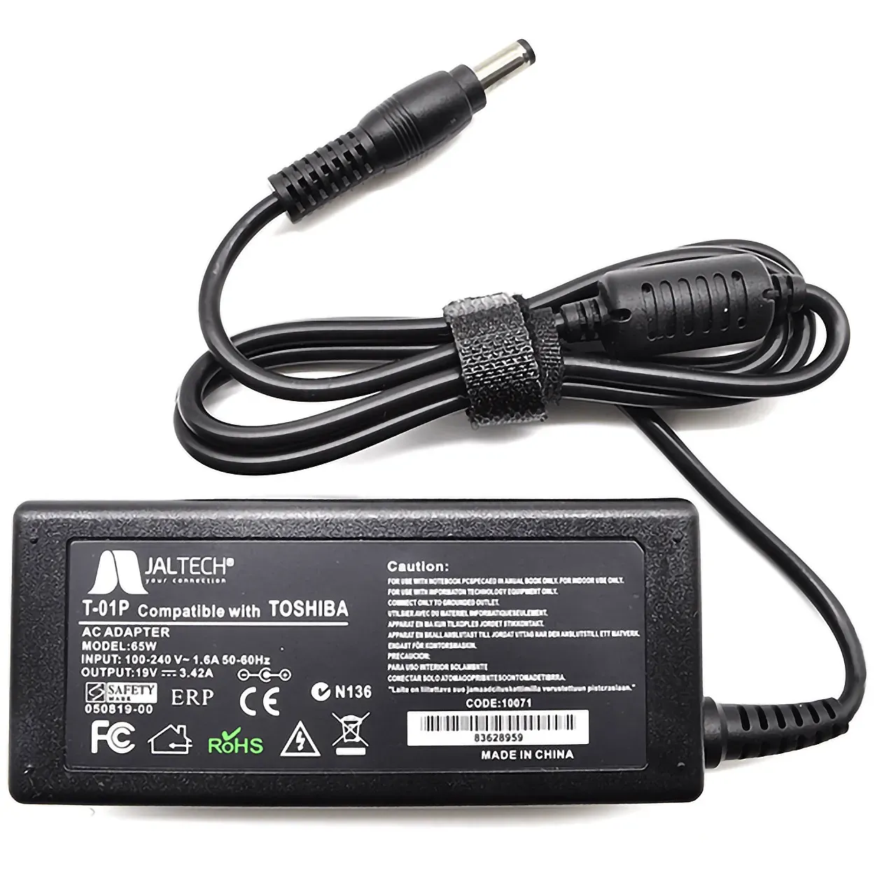 Cargador para Toshiba 19V 3.42A 65W 5,5*1,7mm Negra