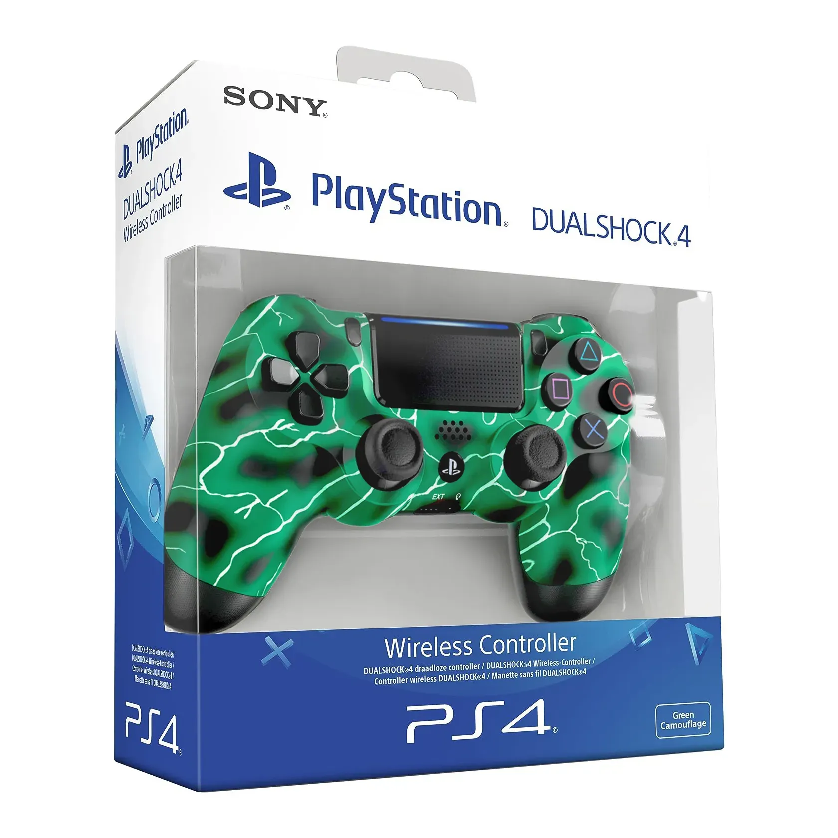 Control AAA para PS4 con DualShock 4 J&R Verde Eléctrico