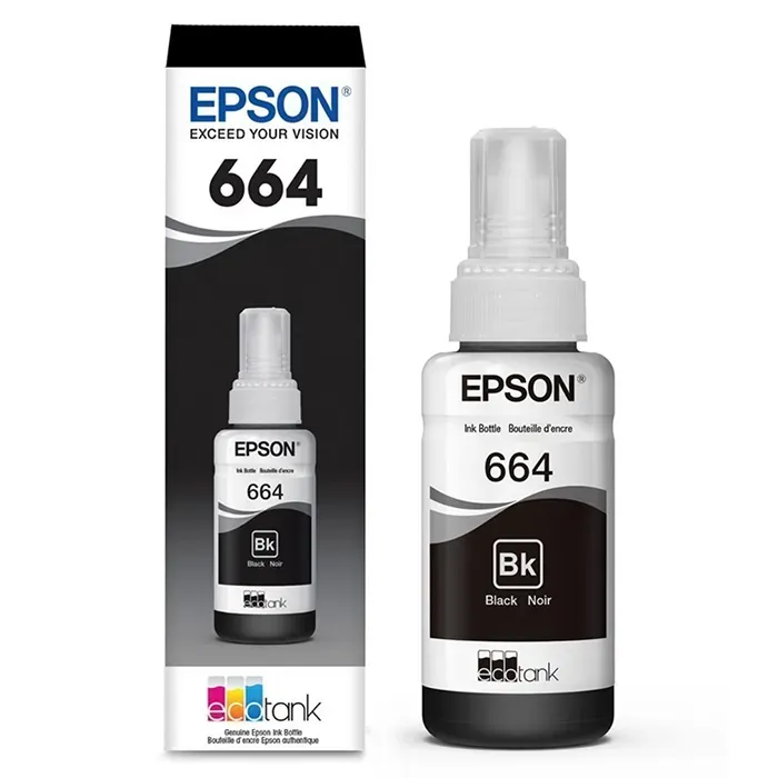 Bote de Tinta 664 Epson Original Negra