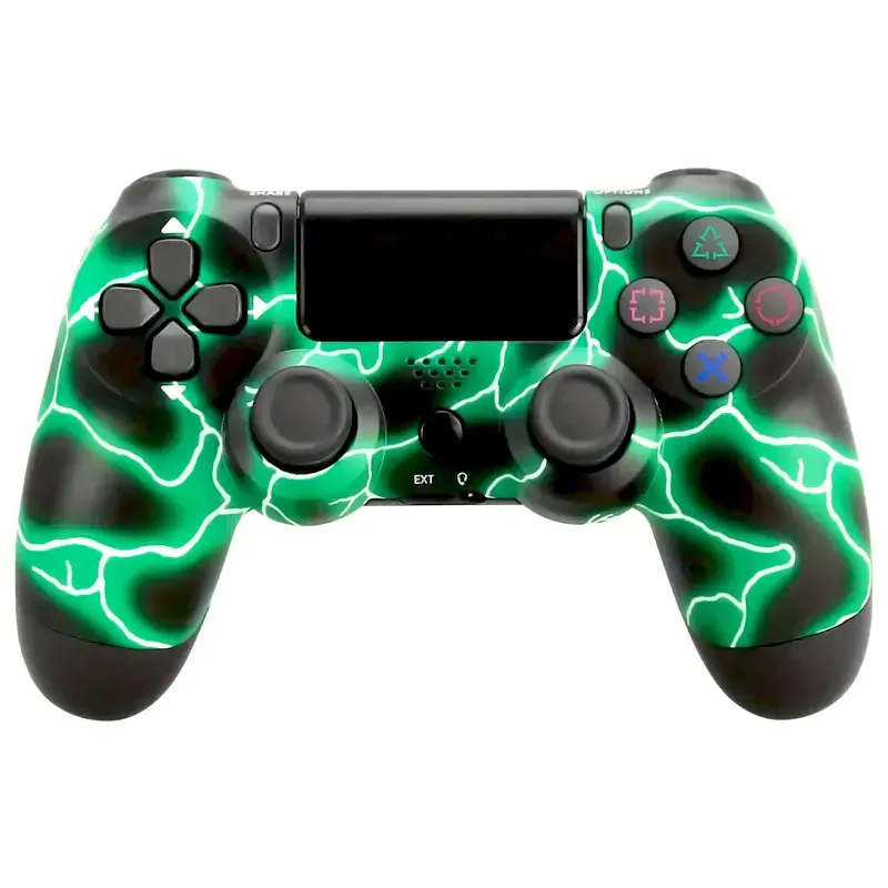 Control AAA para PS4 con DualShock 4 J&R Verde Eléctrico