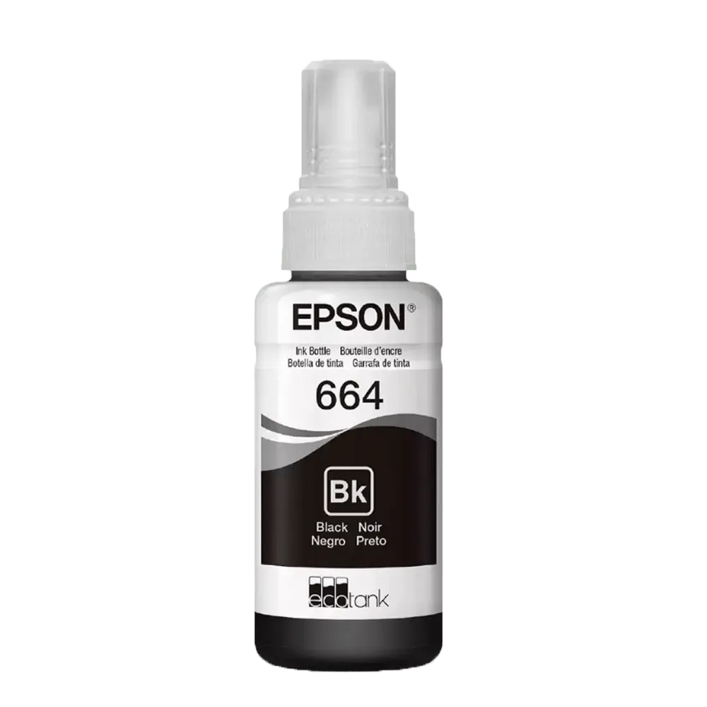 Bote de Tinta 664 Epson Original Negra