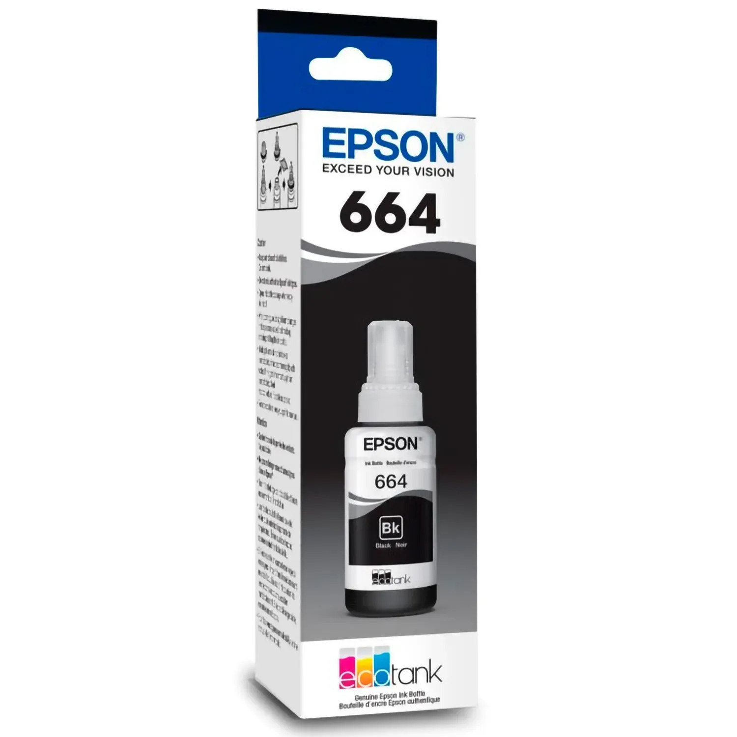 Bote de Tinta 664 Epson Original Negra