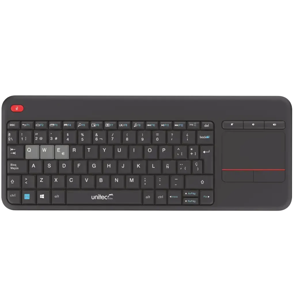 Teclado Inalámbrico con Touchpad  Unitec W001 