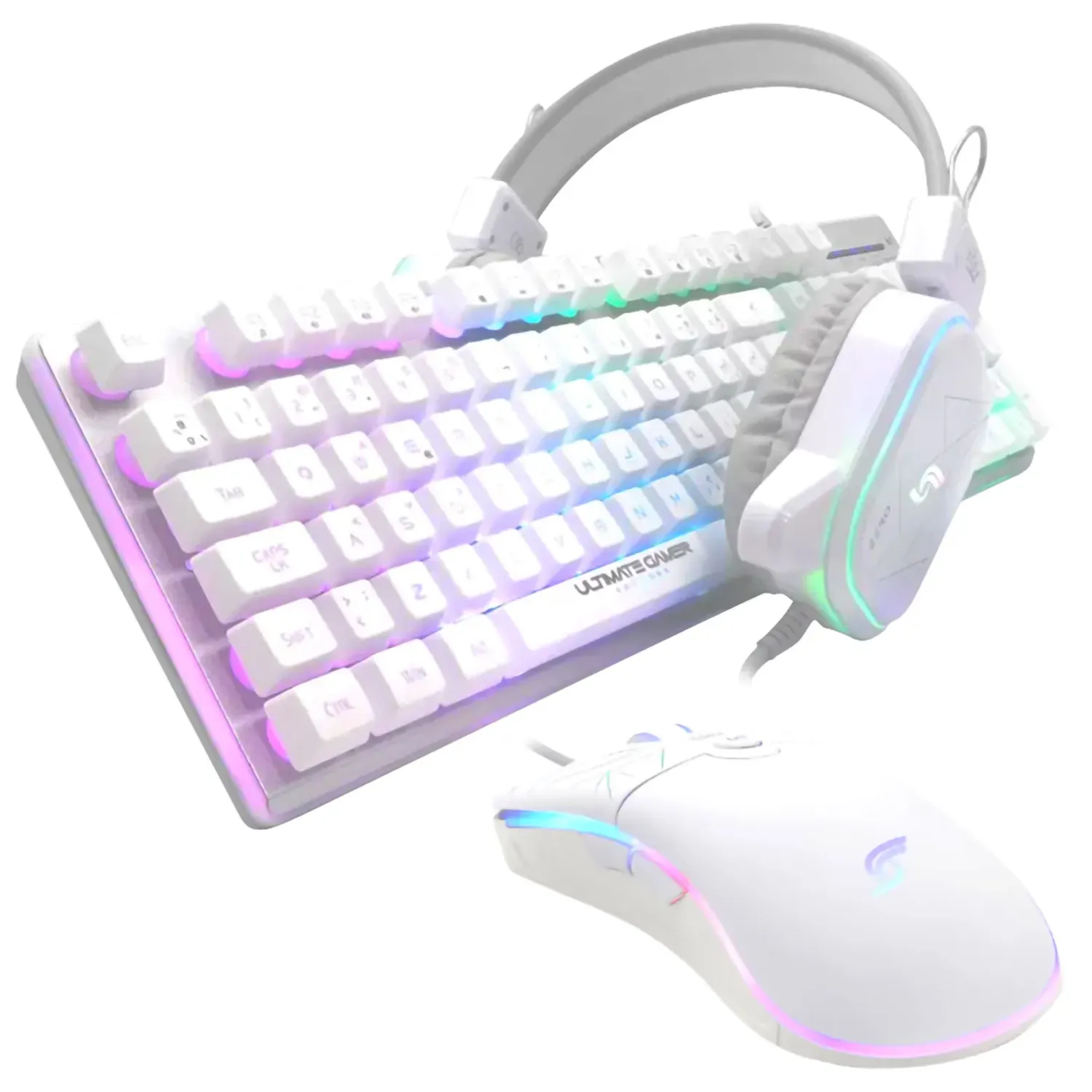 Combo Teclado Mouse Y Diadema Gamer J&R CTMGKR-016