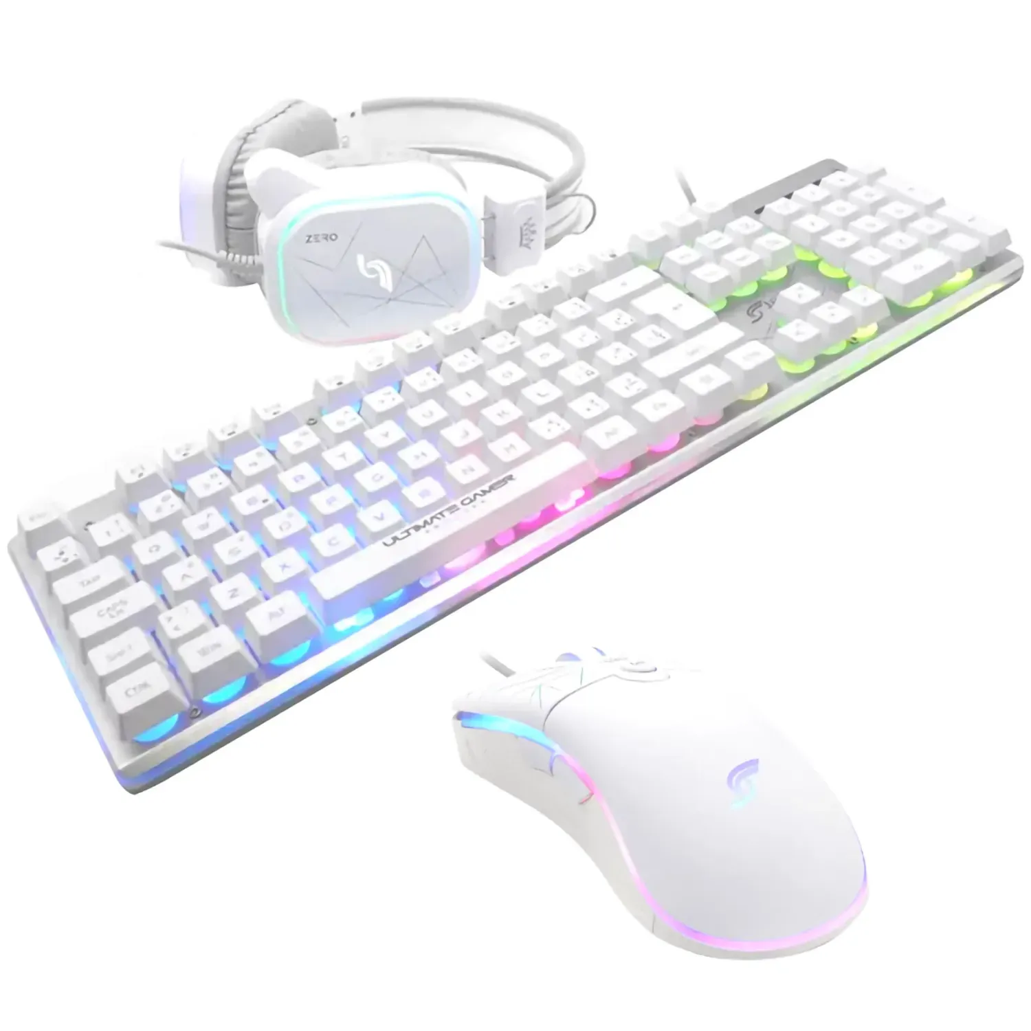 Combo Teclado Mouse Y Diadema Gamer J&R CTMGKR-016