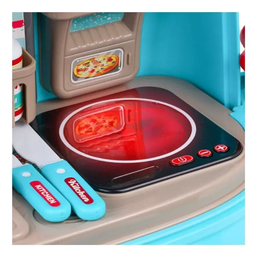 Cocina Para Niños Juego De Cheff Tipo Maleta 2En1 008-986A