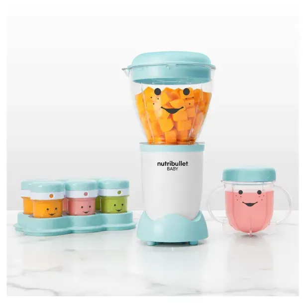 Procesador De Alimentos Para Bebés Nutribullet Baby Bullet 18 Piezas NBY-1848 TM 