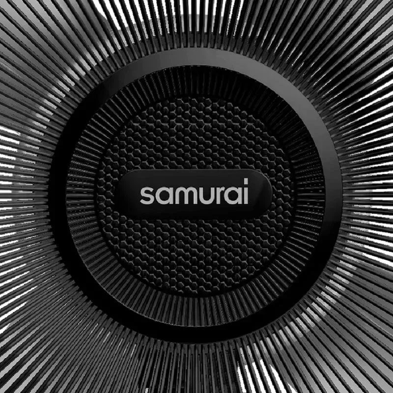 Ventilador De Pedestal Samurai Turbo Metallic  18 Pulgadas Negro