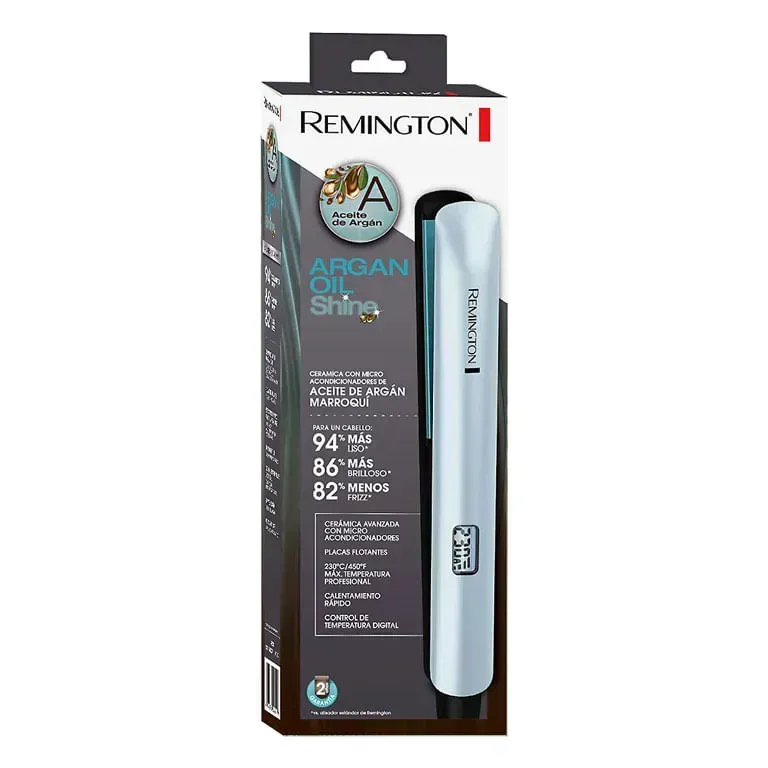 Plancha De Cabello En Cerámica Remington Argán Original S8500 