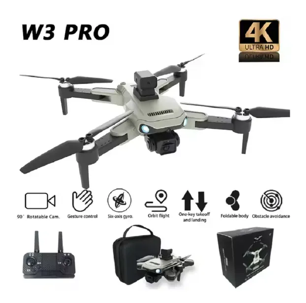 Drone Plegable Cámara 4K W3-MAX Seen