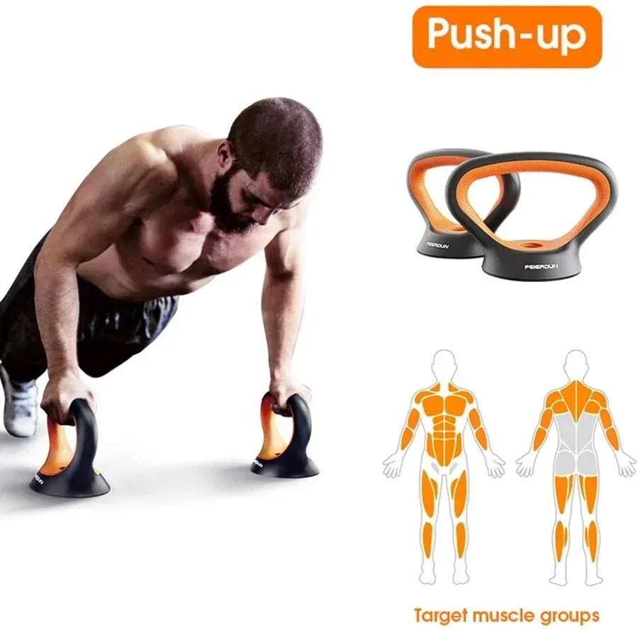 Set X3 Piezas Para Pesa Rusa Y Flexiones