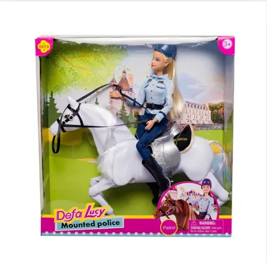 Juguete Muñeca Policia Con Caballo 8469 FullGan 