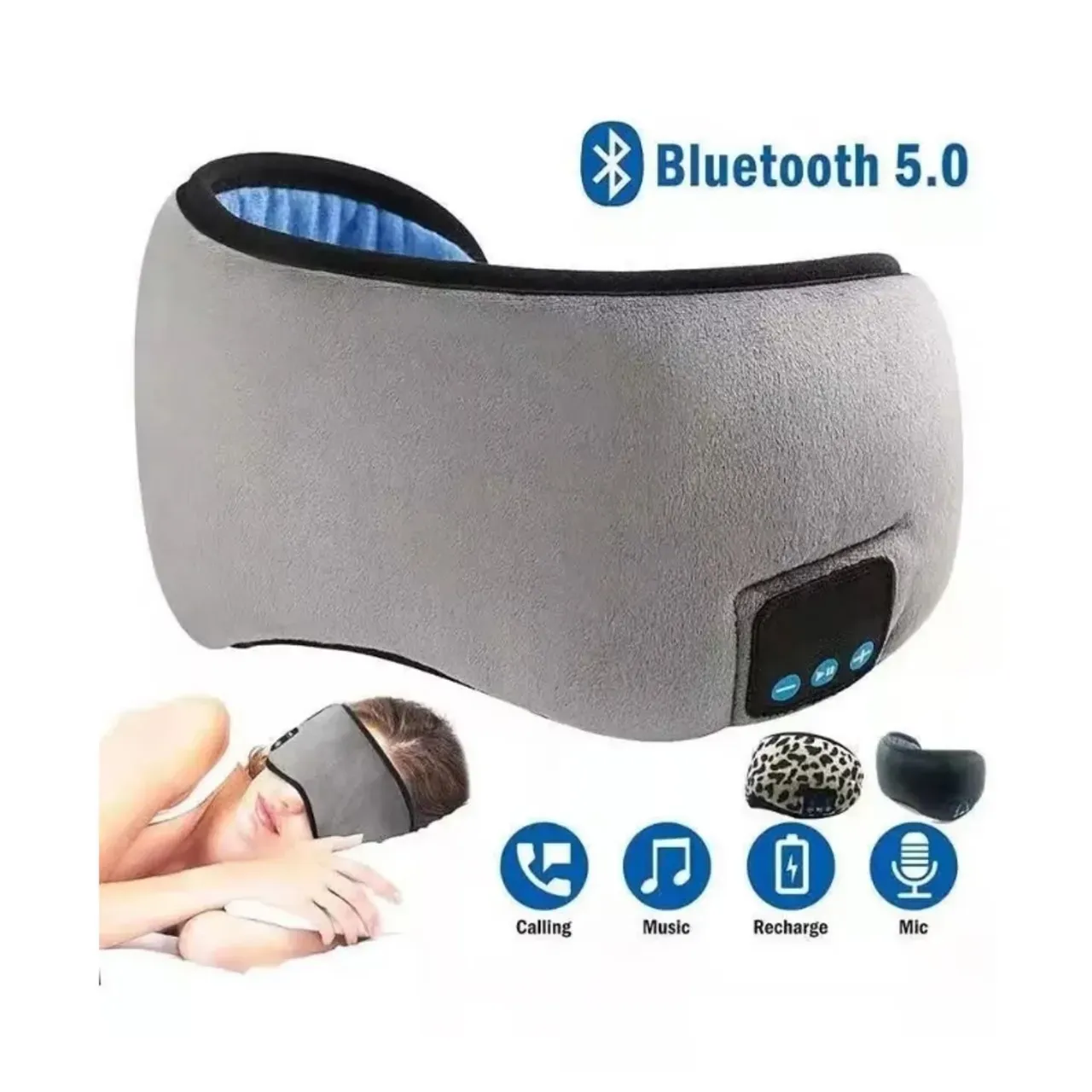 Antifaz  Para Dormir Con Auriculares Bluetooth BT-JLC81