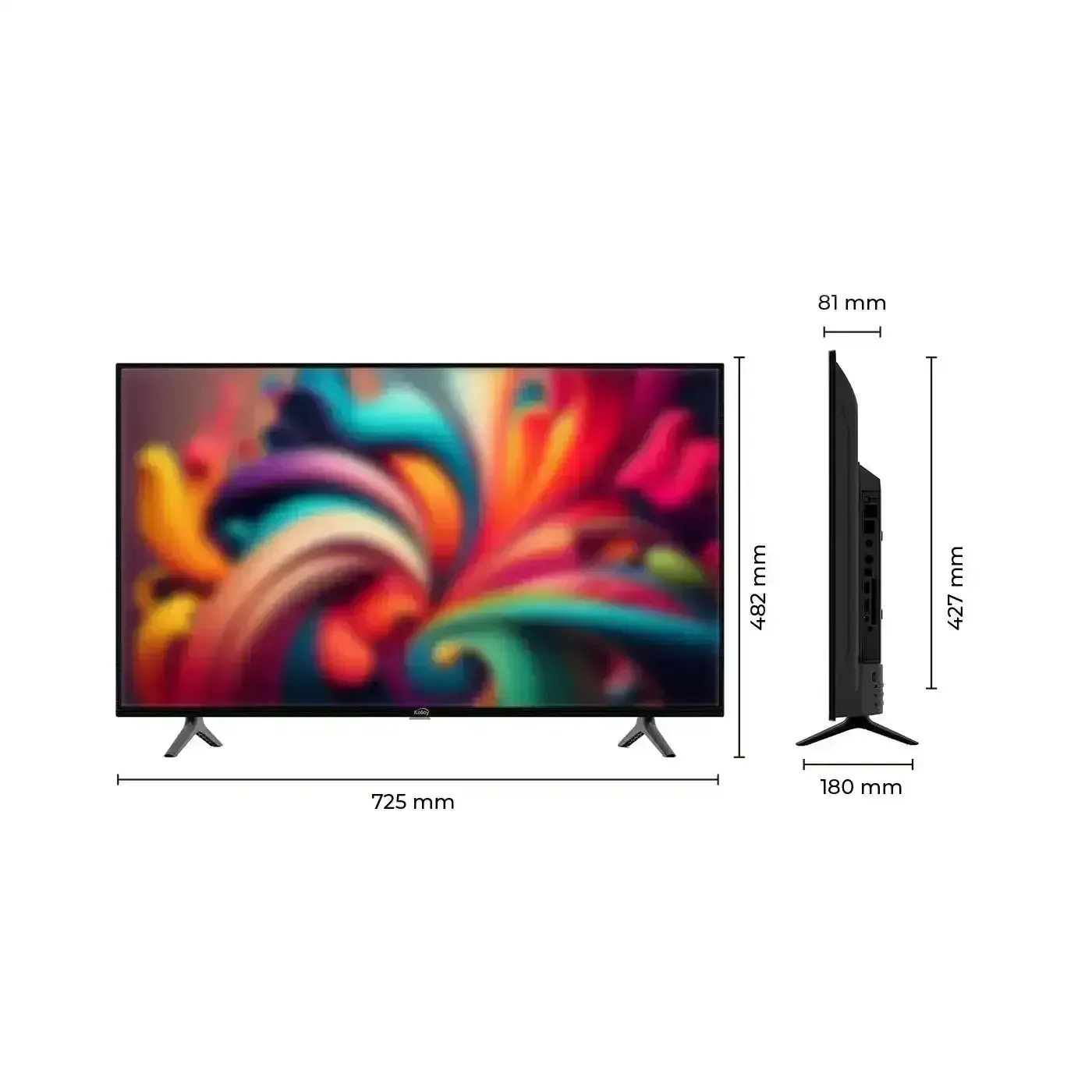 Televisor  Kalley 32" Pulgadas Tv32 Hdg Hd Led 