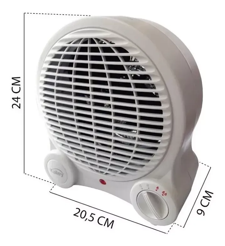 Calefactor De Ambiente Kalley K-CA18 Blanco